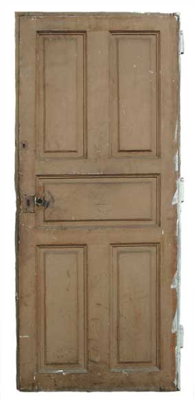 Oak Door with moldings on both sides Oak Door with moldings on both sides-0