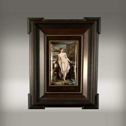 Diana, enamel by Jeanne Lemerle