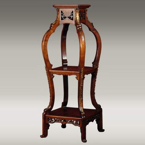 Gabriel VIARDOT (1830 – 1906),  Chinese stool