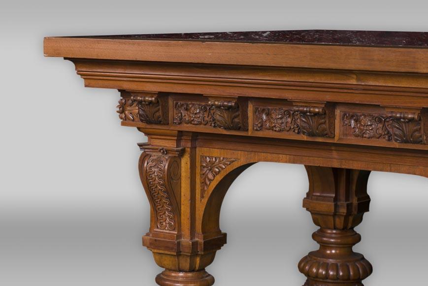 The table coming from an exceptional furniture set realized by Moses Michelangelo Guggenheim for the Palazzo Papadopoli in Venice, Italy The table coming from an exceptional furniture set realized by Moses Michelangelo Guggenheim for the Palazzo Papadopoli in Venice, Italy-6