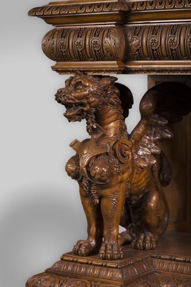 The side table coming from an exceptional furniture set realized by Moses Michelangelo Guggenheim for the Palazzo Papadopoli in Venice, Italy The side table coming from an exceptional furniture set realized by Moses Michelangelo Guggenheim for the Palazzo Papadopoli in Venice, Italy-2