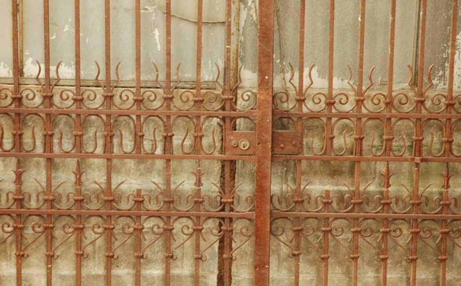 Wrought iron 19th century main gate Wrought iron 19th century main gate -2