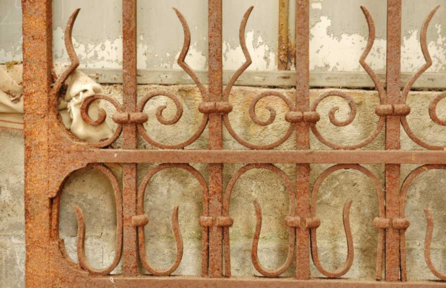 Wrought iron 19th century main gate Wrought iron 19th century main gate -5
