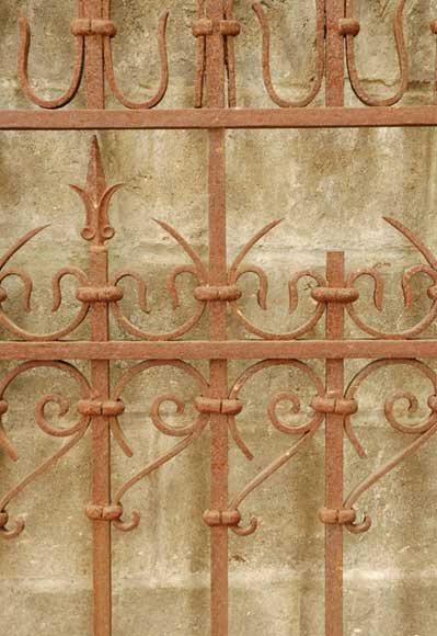 Wrought iron 19th century main gate Wrought iron 19th century main gate -6