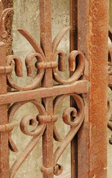 Wrought iron 19th century main gate Wrought iron 19th century main gate -8