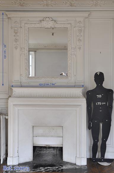 Antique Louis XIV style pierglass with lions heads decor Antique Louis XIV style pierglass with lions heads decor-5