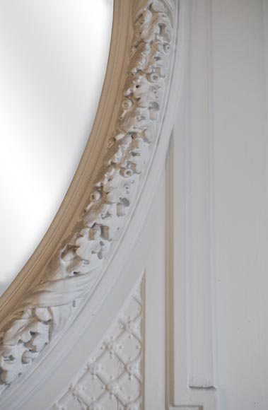 Antique Napoléon III overmantel embellished with a woman's face Antique Napoléon III overmantel embellished with a woman's face-2