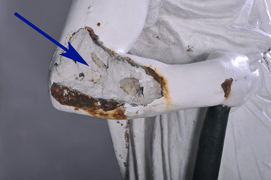 Mathurin MOREAU (1822 – 1912) (after), The Blacksmith, Cast iron sculpture after a model for the Val d'Osne Art Foundries Mathurin MOREAU (1822 – 1912) (after), The Blacksmith, Cast iron sculpture after a model for the Val d'Osne Art Foundries-5