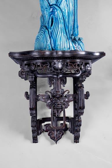 Eugène-Frédéric PIAT (1827-1903) - Pair of Japanese wall brackets, a similar model of which belonged to Sarah Bernhardt Eugène-Frédéric PIAT (1827-1903) - Pair of Japanese wall brackets, a similar model of which belonged to Sarah Bernhardt-4