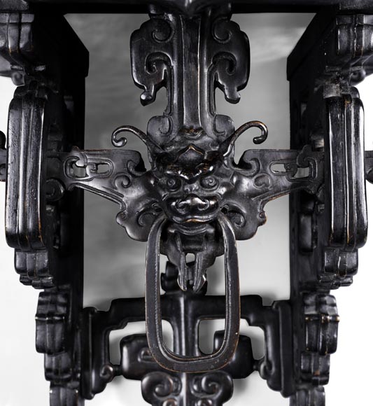 Eugène-Frédéric PIAT (1827-1903) - Pair of Japanese wall brackets, a similar model of which belonged to Sarah Bernhardt Eugène-Frédéric PIAT (1827-1903) - Pair of Japanese wall brackets, a similar model of which belonged to Sarah Bernhardt-6