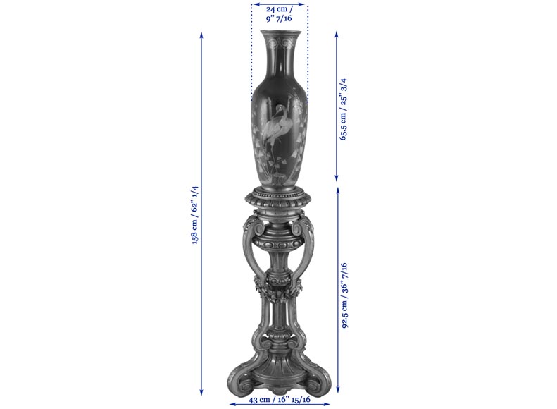 Albert DAMMOUSE and MANUFACTURE DE SEVRES - Important antique exhibition vase, Albert DAMMOUSE and MANUFACTURE DE SEVRES - Important antique exhibition vase,