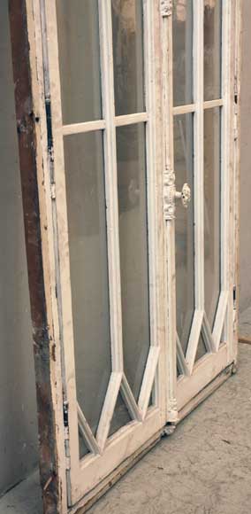 Restoration style wooden and glass double window Restoration style wooden and glass double window -6