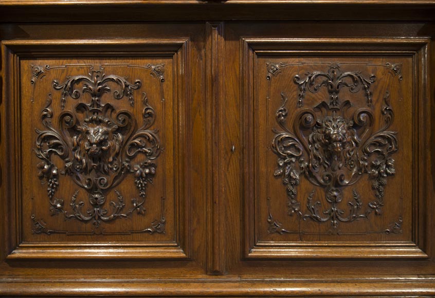 Richly carved Neo-Renaissance style buffet Richly carved Neo-Renaissance style buffet-14