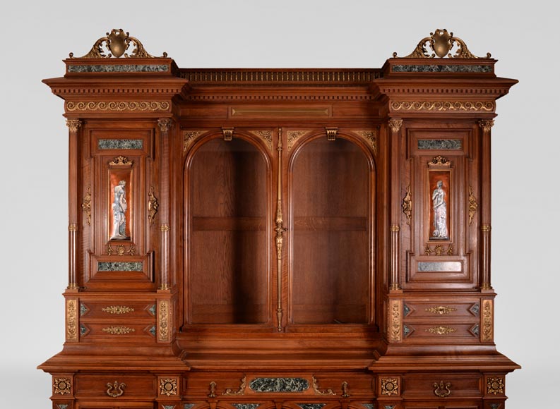 Édouard LIÈVRE (Author of the model, 1829 – 1886), Paul SORMANI (cabinetmaker, 1817 – 1874 or 1875) Neo-Renaissance ceremonial sideboard and buffet-1