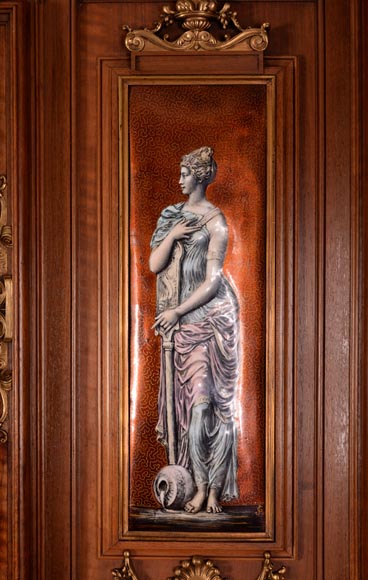 Édouard LIÈVRE (Author of the model, 1829 – 1886), Paul SORMANI (cabinetmaker, 1817 – 1874 or 1875) Neo-Renaissance ceremonial sideboard and buffet-5