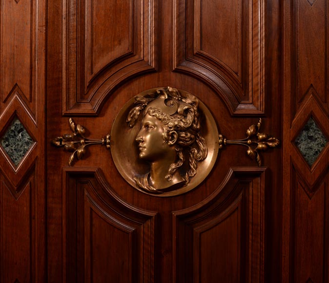 Édouard LIÈVRE (Author of the model, 1829 – 1886), Paul SORMANI (cabinetmaker, 1817 – 1874 or 1875) Neo-Renaissance ceremonial sideboard and buffet-11