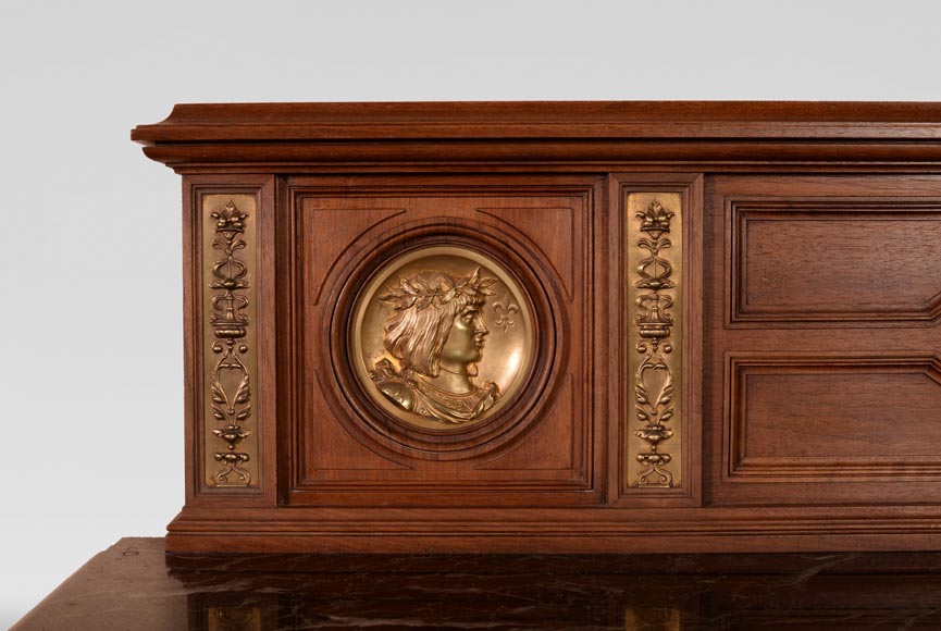 Édouard LIÈVRE (Author of the model, 1829 – 1886), Paul SORMANI (cabinetmaker, 1817 – 1874 or 1875) Neo-Renaissance ceremonial sideboard and buffet-13