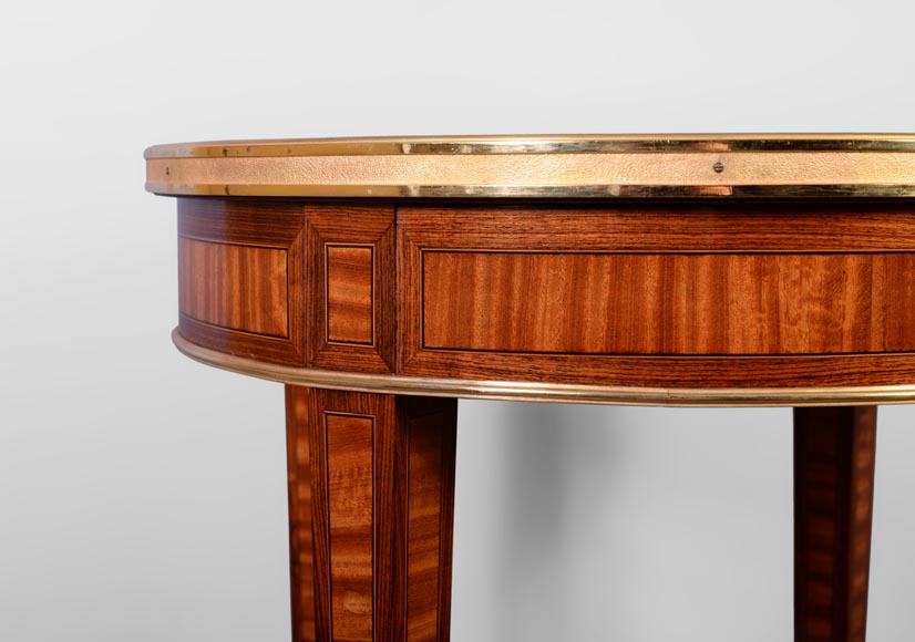 Pierre-Ferdinand DUVINAGE (1823-1876) - Pedestal table with Japanese decoration of Pierre-Ferdinand DUVINAGE (1823-1876) - Pedestal table with Japanese decoration of