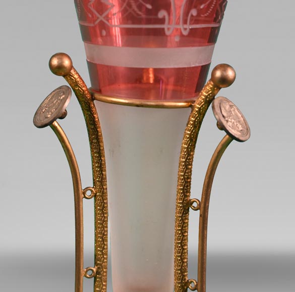 BACCARAT, Pair of Mounted Vases, circa 1878 BACCARAT, Pair of Mounted Vases, circa 1878-4