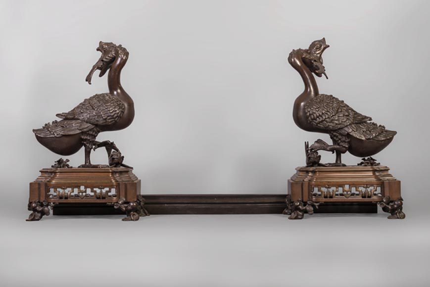 BOUHON - Firefender with ducks and fishes BOUHON - Firefender with ducks and fishes-0