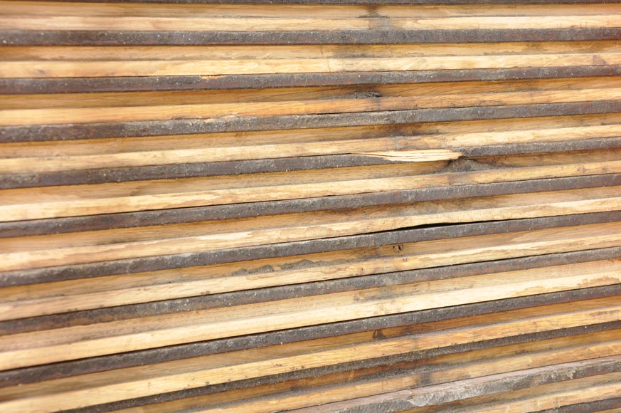 50 sqm Lot of straight parquet in oak 50 sqm Lot of straight parquet in oak-5