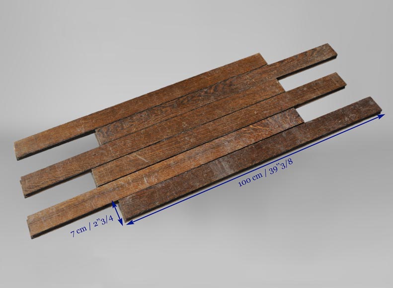 50 sqm Lot of straight parquet in oak 50 sqm Lot of straight parquet in oak-7