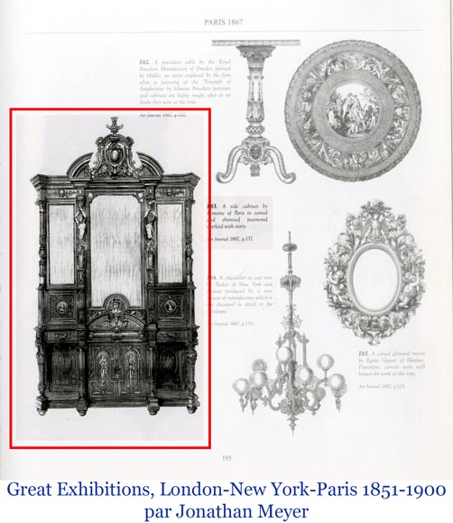Henri LEMOINE, Maison LEMOINE, LEMARCHAND AND Edmond BÉRANGER, Exceptional Renaissance-style library Henri LEMOINE, Maison LEMOINE, LEMARCHAND AND Edmond BÉRANGER, Exceptional Renaissance-style library