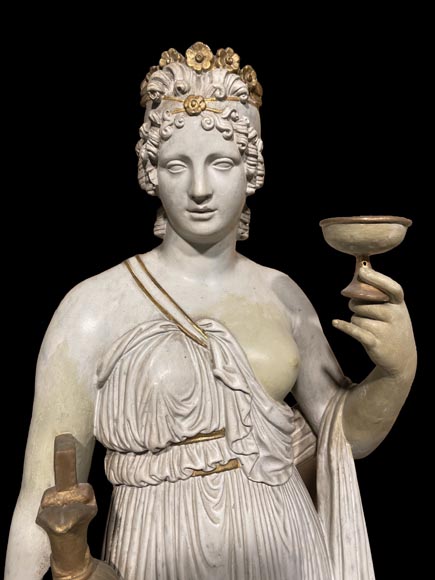 Plaster statuary group Hebe and Terpsichore Plaster statuary group Hebe and Terpsichore-1