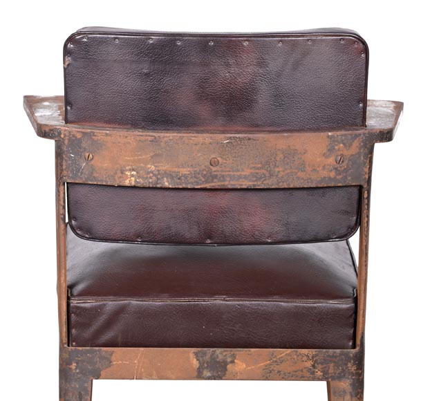 Armchair by PROUVÉ Jean, to be proven as by Prouvé-13