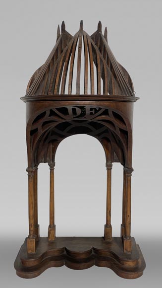 Compagnonnage masterpiece in walnut-0