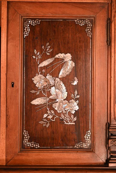 Gabriel VIARDOT (attributed to), Japanese furniture with mother-of-pearl inlaid panels, late 19th century Gabriel VIARDOT (attributed to), Japanese furniture with mother-of-pearl inlaid panels, late 19th century-5