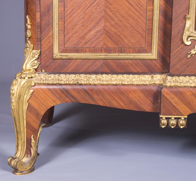 Napoleon III cabinet bottom, Louis XV style Napoleon III cabinet bottom, Louis XV style-2