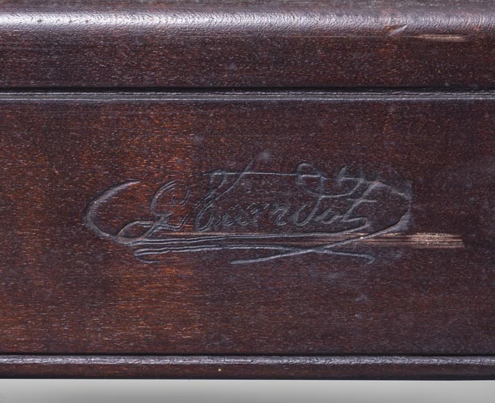 Gabriel VIARDOT (1830-1906) - Japanese style shelf cabinet with mother of pearl decoration Gabriel VIARDOT (1830-1906) - Japanese style shelf cabinet with mother of pearl decoration-12