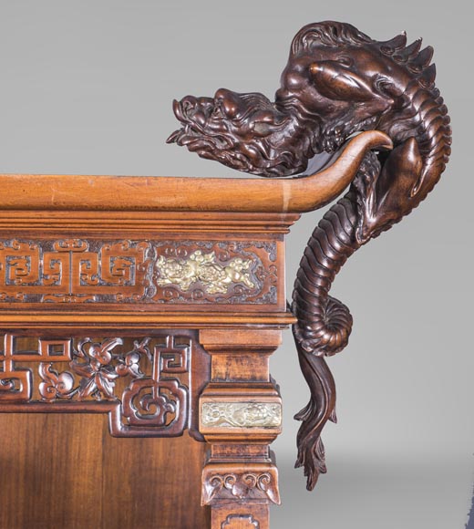 Cabinet with shelves inspired by the Far East Cabinet with shelves inspired by the Far East-6