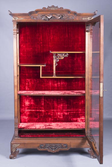 Gabriel VIARDOT (1830-1906) - Japanese style display cabinet Gabriel VIARDOT (1830-1906) - Japanese style display cabinet-2