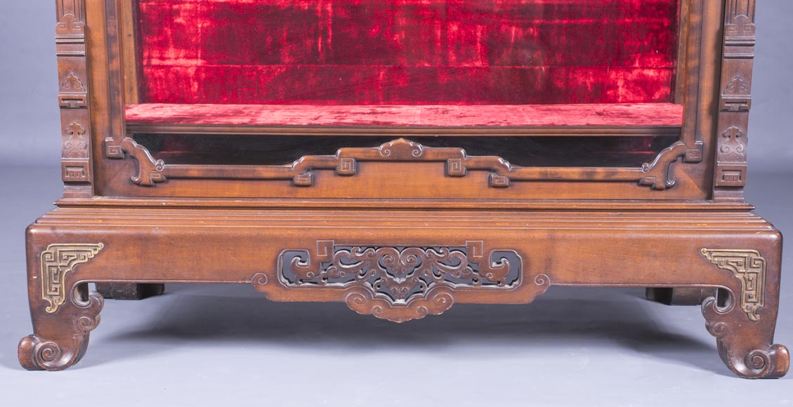 Gabriel VIARDOT (1830-1906) - Japanese style display cabinet Gabriel VIARDOT (1830-1906) - Japanese style display cabinet-4