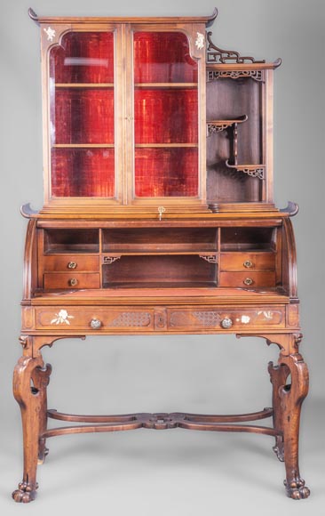 Japanese style cylinder desk Japanese style cylinder desk-1