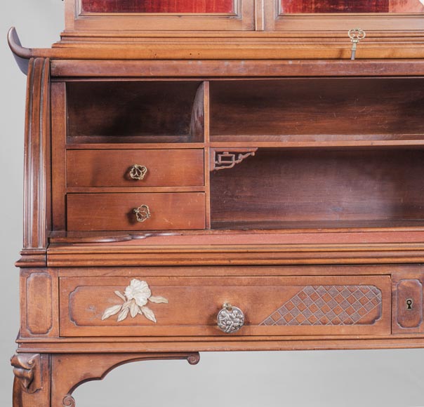 Japanese style cylinder desk Japanese style cylinder desk-4