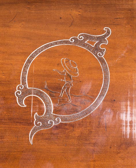 Japanese style cylinder desk Japanese style cylinder desk-12