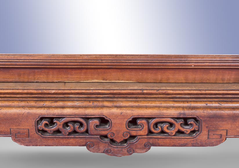 Gabriel VIARDOT (attributed to) - Asymmetrical cabinet with rich engraved and sculpted decoration of extreme oriental inspiration Gabriel VIARDOT (attributed to) - Asymmetrical cabinet with rich engraved and sculpted decoration of extreme oriental inspiration-9