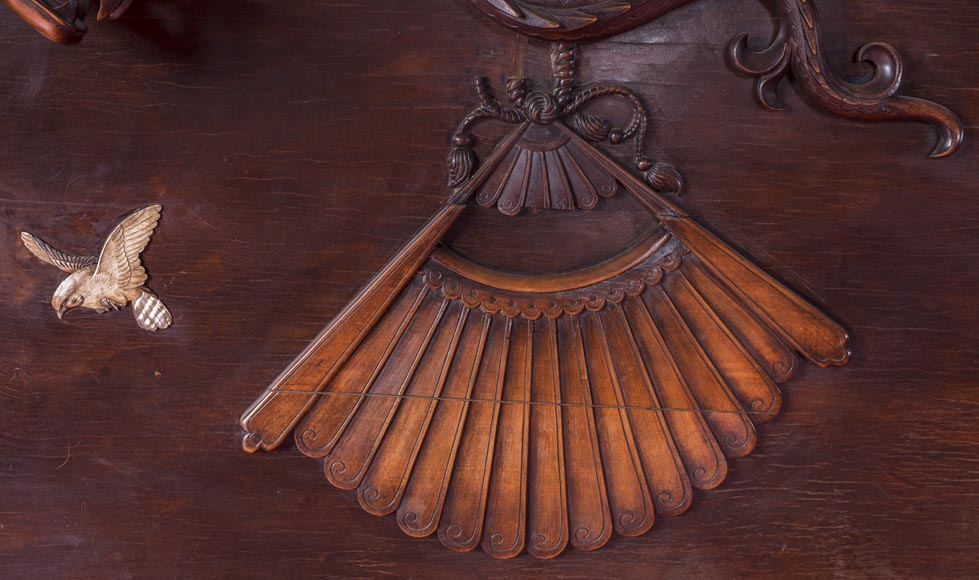 Maison des Bambous Alfred PERRET et Ernest VIBERT (attributed to) - Japanese style bed with dragon Maison des Bambous Alfred PERRET et Ernest VIBERT (attributed to) - Japanese style bed with dragon-5