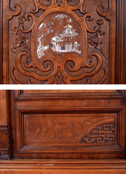 Very beautiful Japanese bedroom furniture in sycamore Very beautiful Japanese bedroom furniture in sycamore-12