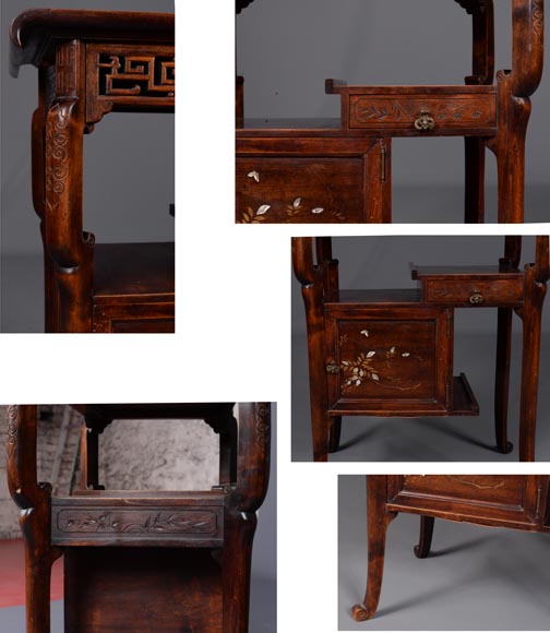 Very beautiful Japanese bedroom furniture in sycamore Very beautiful Japanese bedroom furniture in sycamore-20