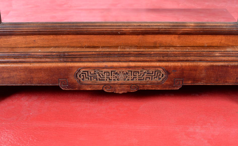 Gabriel VIARDOT (attributed to) - Asymmetrical cabinet with rich engraved and sculpted decoration of extreme oriental inspiration Gabriel VIARDOT (attributed to) - Asymmetrical cabinet with rich engraved and sculpted decoration of extreme oriental inspiration-13