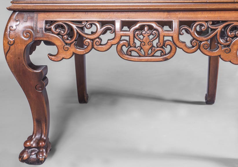 Cyrille RUFFIER DES AIMES (1844-1916) - Set of two chairs and an armchair inspired by the Far East Cyrille RUFFIER DES AIMES (1844-1916) - Set of two chairs and an armchair inspired by the Far East-5