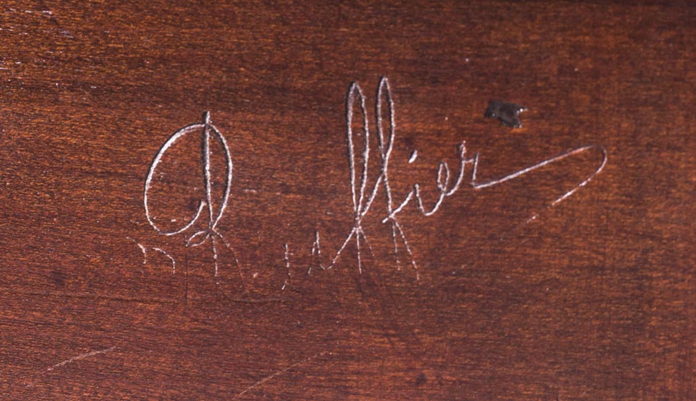 Cyrille RUFFIER DES AIMES (1844-1916) - Set of two chairs and an armchair inspired by the Far East Cyrille RUFFIER DES AIMES (1844-1916) - Set of two chairs and an armchair inspired by the Far East-14