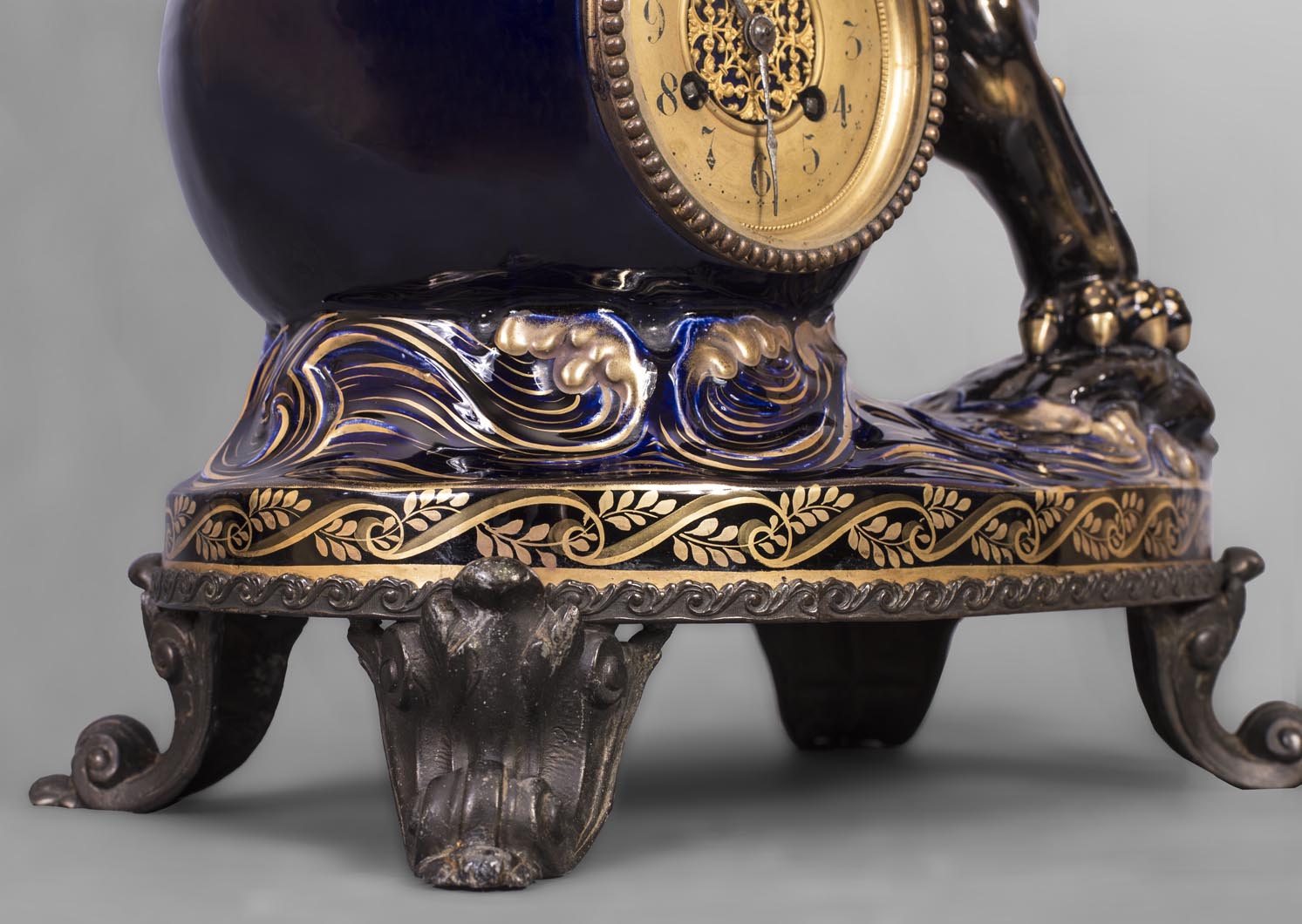 Japanese style clock set with Fô dog Japanese style clock set with Fô dog-4