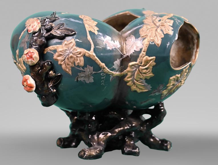 Nature made vase, (Attributed to) Émile GALLÉ for the Lunéville factory Nature made vase, (Attributed to) Émile GALLÉ for the Lunéville factory-0