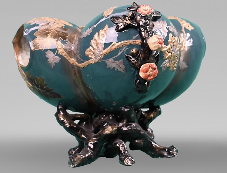 Nature made vase, (Attributed to) Émile GALLÉ for the Lunéville factory Nature made vase, (Attributed to) Émile GALLÉ for the Lunéville factory-1