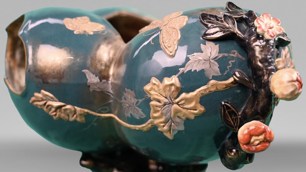 Nature made vase, (Attributed to) Émile GALLÉ for the Lunéville factory Nature made vase, (Attributed to) Émile GALLÉ for the Lunéville factory-4